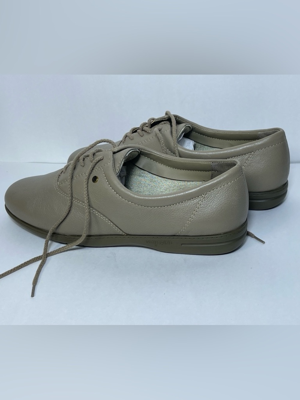 Easy Spirit Women's Taupe Lace-Up Oxfords - Picture 4 of 9